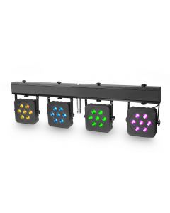 Kompakte 28 x 3 W Tri Colour LED Lichtanlage inkl. Transportcase