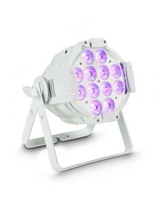 12 x 12W LED RGBWA+UV PAR Scheinwerfer in weißem Gehäuse