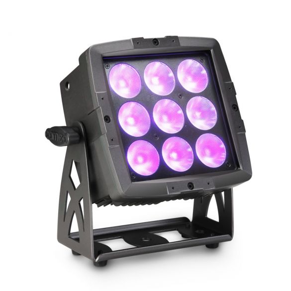 Outdoor-Fluter mit 9x12W RGBWA+UV 6-in-1 LEDs