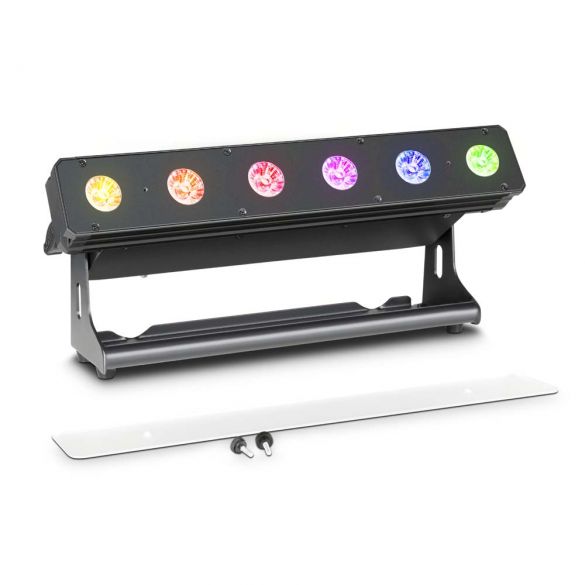 Professionelle 6 x 12 W RGBWA+UV LED Bar