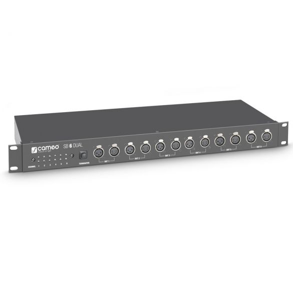 6-Kanal DMX Splitter / Booster (3-Pol und 5-Pol)