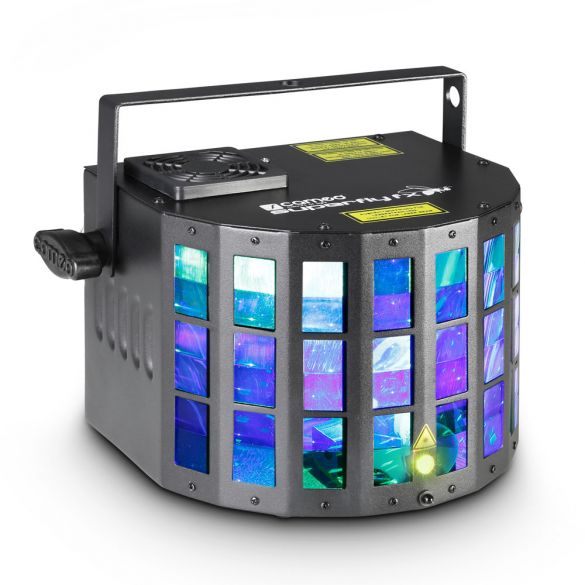 2-in-1 LED Derby Effekt mit Grating Laser